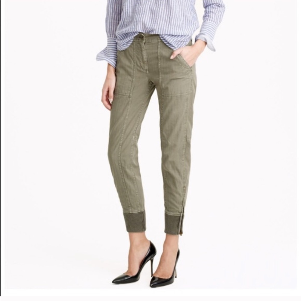 J. crew Ankle Zip Cargo Pant